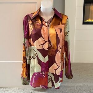 ANDREA IYAMAH Wildly Cool Vana Shirt in Eve Sz XS/S NWT $249!!